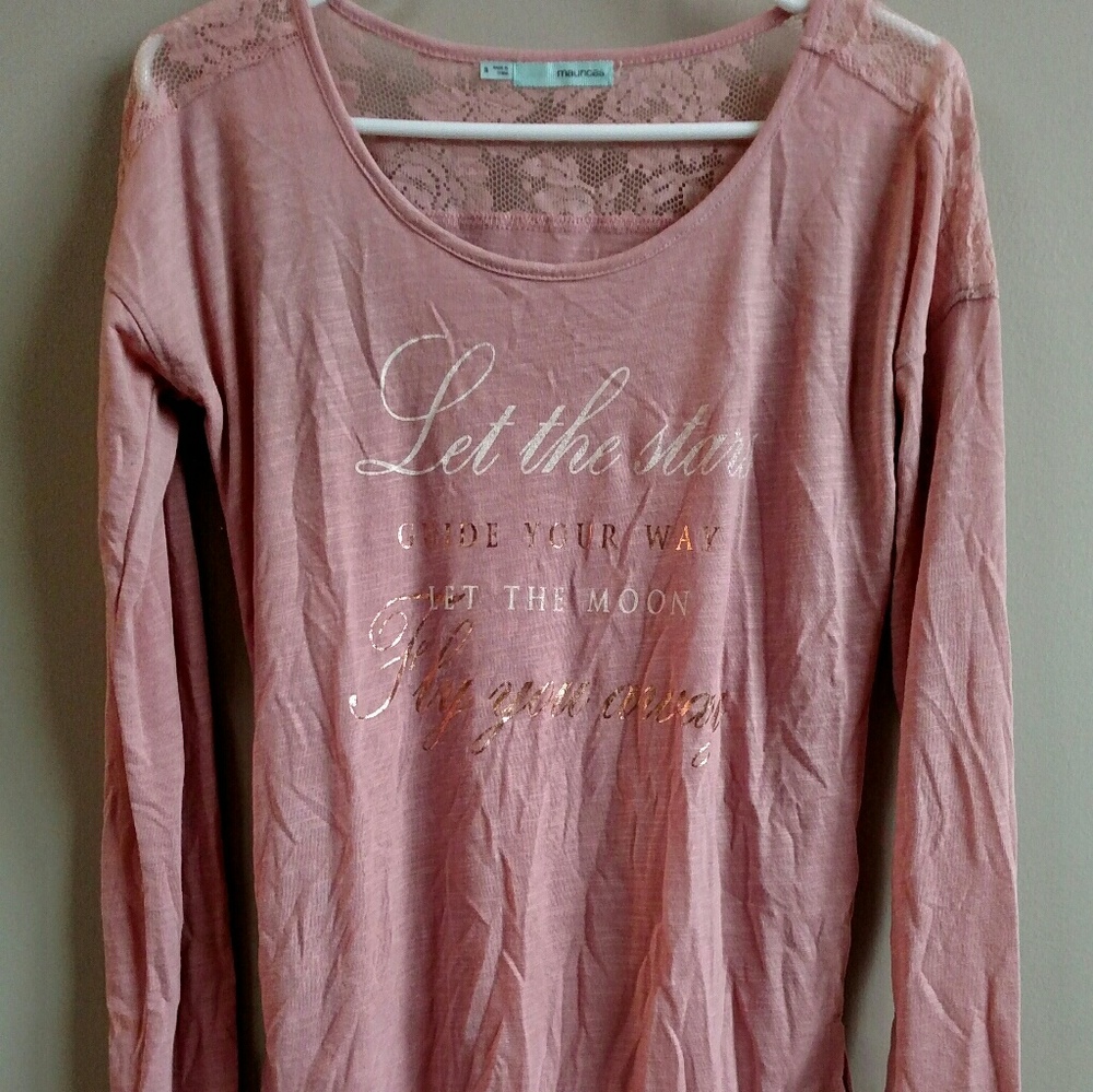 New, never worn long sleeve shirt
